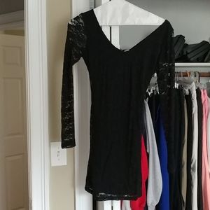 Long sleeve lace dress